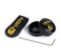 YEUEK TAOM - Soporte para Tiza de Piscina, Herramienta práctica Redonda, Accesorios de Billar, magnética, Mini Estuche de Punta de Tiza, contenedor Redondo