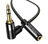 Yeung Qee Cable de extensión de auriculares de 6 m, 3,5 mm macho a hembra, conector auxiliar estéreo, trenzado duradero, compatible con reproductor de MP3, tablet, altavoz, auriculares, estéreo de