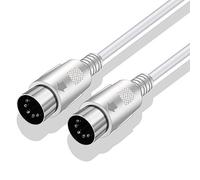 Yeung Qee Cable MIDI de 5 pines DIN macho a DIN macho, 1,5 m