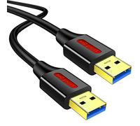 Yeung Qee Cable USB 3.0 A a A macho macho de 8 m, compatible con disco duro, cámaras, laptop, reproductor de DVD y más