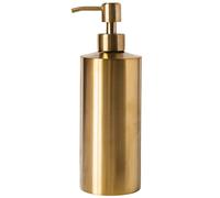 Yew Design - Dispensador de jabón de latón para baño (Acero Inoxidable) y Cocina - Dispensador de jabón de Manos, detergente o loción, 15 oz.