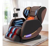 yewglen Sillón de Masaje Reclinables de Cuerpo Completo con 14 Rodillos de Masaje,8 Bolsas de Aire,Calefacción para Piernas y Cintura,Altavoz Bluetooth,Sillón Masajeador Gravedad Cero