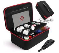 Yewltvep Organizador mensual de píldoras 3 veces al día, 4 veces al día, organizador semanal de píldoras 2 veces al día, 3 veces al día