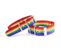 Yewseas 2PCS pulseras arcoiris lgtb, pulsera lgtb, Pulseras del Orgullo Gay y Correa Pulsera Arcoiris Lesbiana Brazalete Lesbiana Pulsera Tela Lgbt