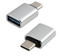 Yewseas Paquete de 2 Adaptador USB C a USB 3.2, Transferencia de Datos a 10 Gbps, Conector USB-C Macho a USB-A Hembra, Compatible con Dispositivos Thunderbolt 4/3, Laptops, Tablets, Cámaras y Más