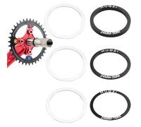 Yewseas Set de 6 Piezas de Uds Junta de Soporte Inferior para Bicicleta, Arandelas y Espaciadores para Manivela de Bicicleta, Compatibles con BB86/91/92/BB30/PF30, Accesorios de Ciclismo de Calidad