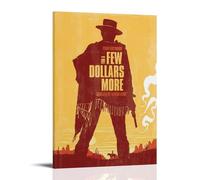 YEWURQW Clint Eastwood - Póster de pared con cubierta de lienzo, póster estético vintage, pintura decorativa para sala de estar, dormitorio, 40 x 60 cm, estilo marco 9