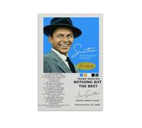 YEWURQW Frank Sinatra Nothing But The Best - Póster decorativo para pared, diseño vintage estético para sala de estar, dormitorio, 20 x 30 cm, estilo sin marco, 5