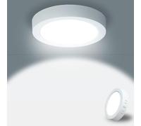 Yexati Pack 1x Panel LED Circular 15W 1800LM, Plafon Superficie LED Redondo 6500K Color Blanco Frío, Driver Incluido. IP44 Angulo 120 para Dormitorio Cocina Salon Baño Comedor Pasillo 170 * 28Hmm