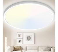 Yexati Plafon LED Techo 24W 3200LM, IP54 Lampara Techo 6000K/4000K/3000K Delgada Plafón Luz Led Redondo Lámpara Panel para Baño Dormitorio Cocina Salon Comedor Pasillo Ø300*25mm