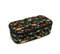 Yexignaon Estuche para lápices para niños de 6, 8, 10, 12 años, gran capacidad, ligero, para suministros escolares, cajas de almacenamiento, dinosaurio, Organizador de bolsas