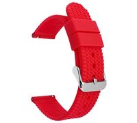 Yeydeoe Correa de reloj de goma impermeable con diseño de neumático, unisex, color sólido, de liberación rápida, 18mm-24mm