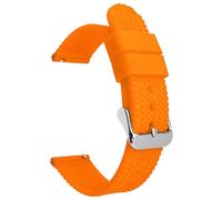 Yeydeoe Correa de reloj de goma impermeable con diseño de neumático, unisex, color sólido, de liberación rápida, 18mm-24mm