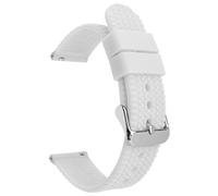 Yeydeoe Correa de reloj de goma impermeable con diseño de neumático, unisex, color sólido, de liberación rápida, 18mm-24mm