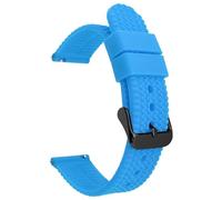 Yeydeoe Correa de reloj de goma impermeable con diseño de neumático, unisex, color sólido, de liberación rápida, 18mm-24mm