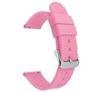 Yeydeoe Correa de reloj de goma impermeable con diseño de neumático, unisex, color sólido, de liberación rápida, 18mm-24mm