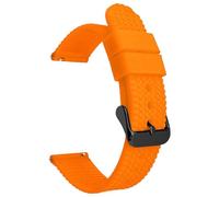 Yeydeoe Correa de reloj de goma impermeable con diseño de neumático, unisex, color sólido, de liberación rápida, 18mm-24mm