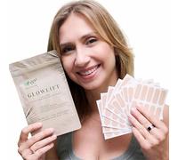 YEYE Cinta facial GlowLift Made in Nature - Cinta facial Lifting 100 piezas, parches prefabricados para cinta facial, cintas cosméticas para arrugas, cara ovalada, frente, mejillas y línea de