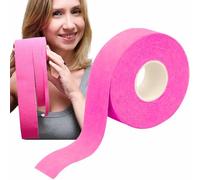 YEYE Cinta facial hecha en la naturaleza - Cinta facial para levantar y kinesiotaping facial, cuello y escote, ritual casero antienvejecimiento - antiarrugas (rosa, 2,5 cm)