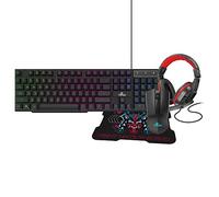 YEYIAN Kit de Alfombrilla, Teclado, ratón y Unos Auriculares con micrófono, iniciate con tu Setup Gaming y el Combo Hydra Series 2000 - YKH-20707