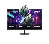 YEYIAN Monitor Plano Gaming Avance 27" FHD | 1920x1080 | Panel IPS | View 178° | 1000:1 | 180 Hz | 16:9 | 16.7 Millones Colores | Respuesta 1 ms | VESA | DisplayPort/HDMI | YMF-IPF27-G1