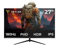 YEYIAN Monitor Plano Gaming Elysium 27" FHD | 1920x1080 | Panel Fast IPS | View 178° | 1000:1 | 180 Hz | 16:9 | 16.7 M Colores | Respuesta 1 ms OD | VESA | DisplayPort 1.2 HDMI 1.4 | YMF-IPF27-M1