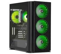 YEYIAN Odachi GT Gaming Desktop PC - Core i5-12400F, GeForce RTX 5050 8GB, 32GB DDR5 RAM, 1TB NVMe SSD, WiFi 6, Windows 11 Pro - Gabinete con 4 Ventiladores ARGB (3 Frontales, 1 Trasero)