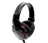 Yeyian Tempest 2000 Binaural Diadema Gaming Negro, Rojo - Auriculares Gaming con micrófono (Consola de Videojuegos PC/Videojuegos, Binaural, Diadema, Negro, Rojo, Alámbrico, 2 m)
