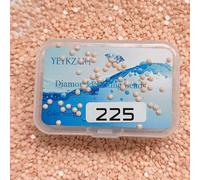 YEYKZART 225 diamantes de repuesto para pintura de diamantes, taladros de cuentas, gemas redondas para arte de diamantes, color perdido, 3500 unidades