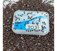 YEYKZART 3031 - Diamantes de repuesto para pintura de diamantes, cuentas y gemas redondas para arte de diamantes, color perdido, 3500 unidades