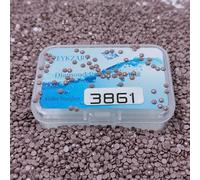 YEYKZART 3861 - Diamantes de repuesto para pintura de diamantes, cuentas y gemas redondas para arte de diamantes, color perdido, 3500 unidades