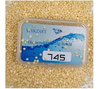 YEYKZART 745 diamantes de repuesto para pintura de diamantes, cuentas y gemas redondas para arte de diamantes, color perdido, 3500 unidades