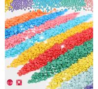 YEYKZART 762 diamantes de repuesto para pintura de diamantes, taladros de cuentas y gemas cuadradas para arte de diamantes, color perdido, 3500 unidades