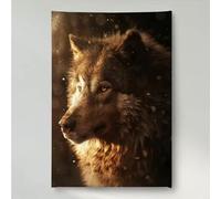 YEYUMEOZ 5D Diamond Painting Animal, Lobo Pintura de Diamante Adultos, DIY Cristal Diamante Painting, Kit de Arte de Mosaico, Ideal para Principiantes, Para Decoración De Hogar, Regalo PjY2383 O-7