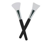 Yezhenzhen 2 cepillos aplicadores de silicona para máscara facial, barro facial, máscara de arcilla, bricolaje, máscara de modelado, loción corporal y crema BB CC