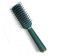 Yezhenzhen Cepillo desenredante antiestático para masaje, cepillo de cabello desenredante para hombres y mujeres de todos los tipos de cabello húmedo o seco, color verde malaquita (ventilado)
