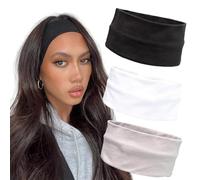 Yezhenzhen Diademas para mujer, 3 unidades, antideslizantes, de algodón suave, elásticas, accesorios para el cabello