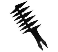 Yezhenzhen Peine de dientes anchos para el cabello, peine desenredante de doble cara para peinado de hombre