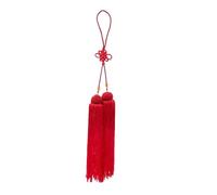 yezhouyezhou Pompón chino Borla de espada de Tai-chi Borla de espada de Kungfu de artes marciales chinas para Taiji Sword Home Handing decoración colgante instrumento musical flauta