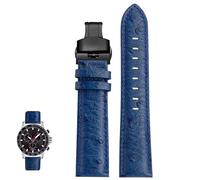 yeziu Cadena de cuero para reloj Hamilton H32705581 Jazzmaster Khaki Aviation Field. Correa de reloj.(Bluebb2,20mm)