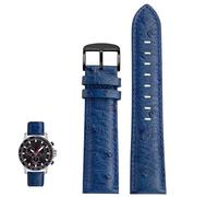 yeziu Cadena de cuero para reloj Hamilton H32705581 Jazzmaster Khaki Aviation Field. Correa de reloj.(Bluebb1,20mm)