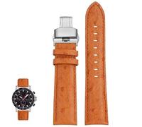 yeziu Cadena de cuero para reloj Hamilton H32705581 Jazzmaster Khaki Aviation Field. Correa de reloj.(Brownbs2,20mm)
