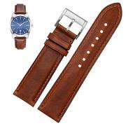 yeziu Correa de cuero para reloj Hamilton Khaki Jazz Aviation con hebilla plegable para hombre(Brown a1,20mm)