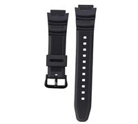 yeziu Correa de goma para reloj con hebilla para Casio AQ-S810W/S800W AE-1000W SGW-400H/300H/500H W-735H, pulsera(24mm)