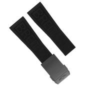 yeziu Correa De Goma Resistente Al Agua De 22mm Y 24mm Para Correas De Reloj Breitling AVENGER DIVER PRO Para NAVITIMER WORLD(315S,22mm)