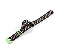 yeziu Correa de reloj Blancpain Fifty Fathoms Ocean Commitment de nailon para Swatch(Black green)