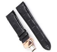 yeziu Correa De Reloj De Cuero Con Extremo Curvado Para Tissot T035, Correa De Reloj Automática Para Hombre Con Pulsera Con Hebilla De Acero(5,24mm)