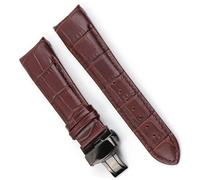 yeziu Correa De Reloj De Cuero Con Extremo Curvado Para Tissot T035, Correa De Reloj Automática Para Hombre Con Pulsera Con Hebilla De Acero(10,22mm)