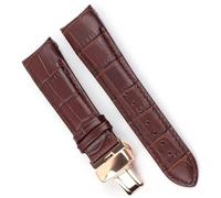yeziu Correa De Reloj De Cuero Con Extremo Curvado Para Tissot T035, Correa De Reloj Automática Para Hombre Con Pulsera Con Hebilla De Acero(12,23mm)