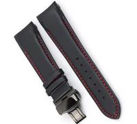 yeziu Correa De Reloj De Cuero Con Extremo Curvado Para Tissot T035, Correa De Reloj Automática Para Hombre Con Pulsera Con Hebilla De Acero(2,22mm)